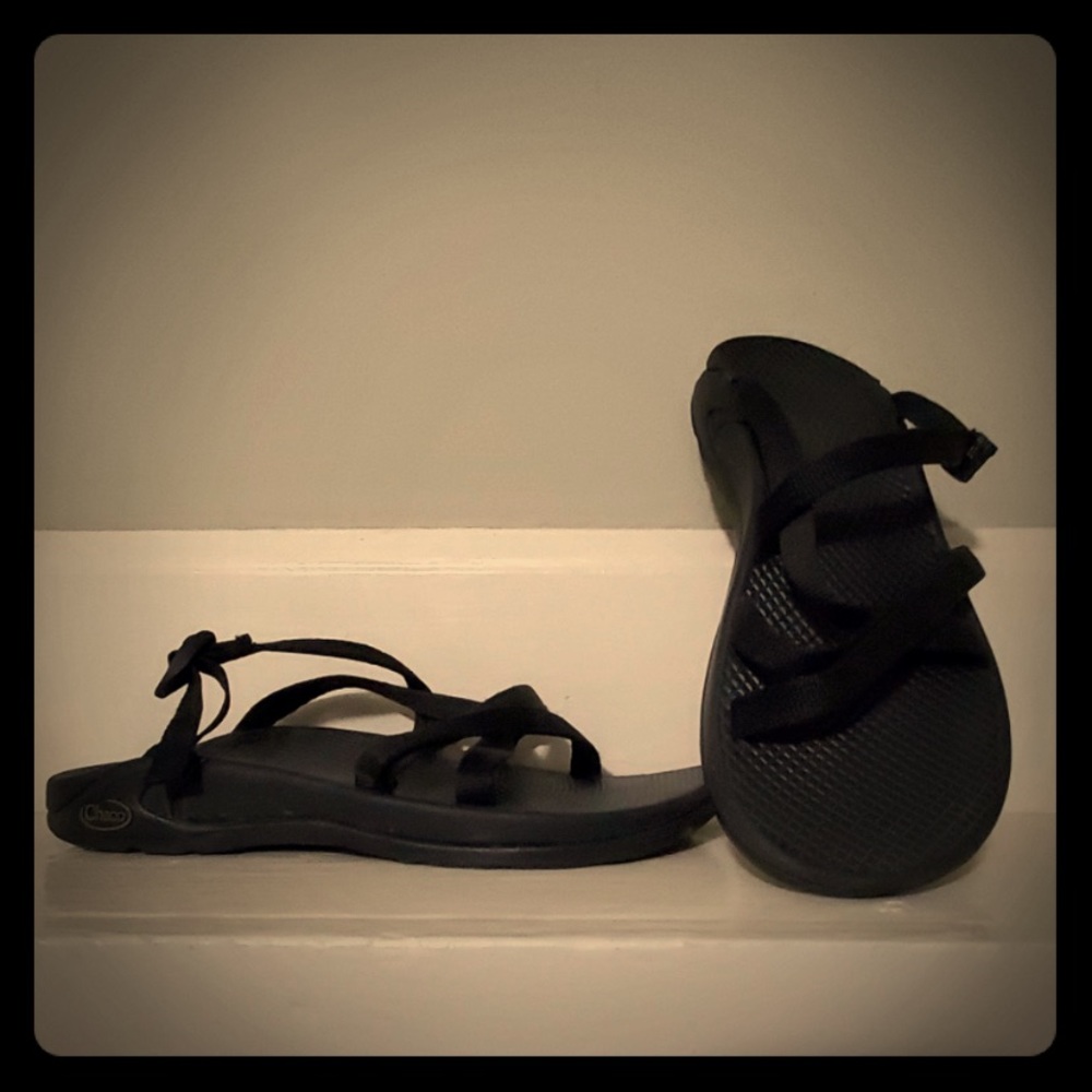 Chaco Slide On Sandals (black)